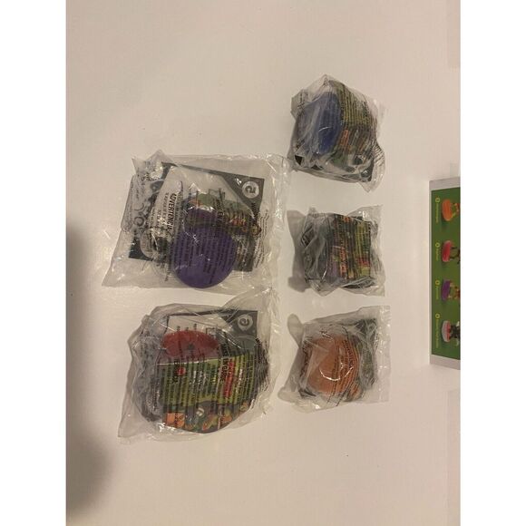 McDonald’s 2015 Teenage Mutant Ninja Turtle’s Incomplete 5 Pc happy meal Toy Set - Picture 4 of 6
